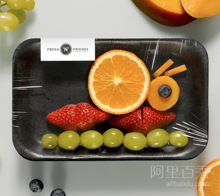 俏皮可愛的水果拼盤，不怕孩子再挑食--置頂表情
