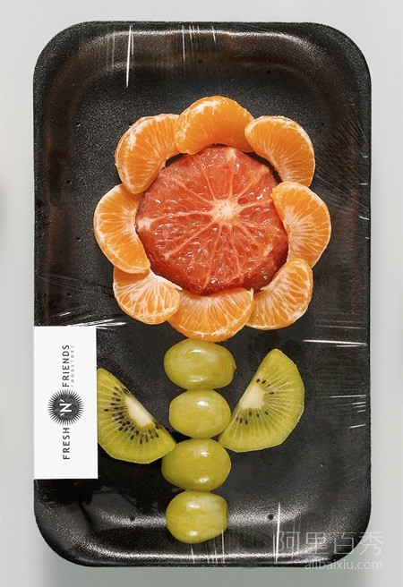 俏皮可愛的水果拼盤，不怕孩子再挑食--置頂表情